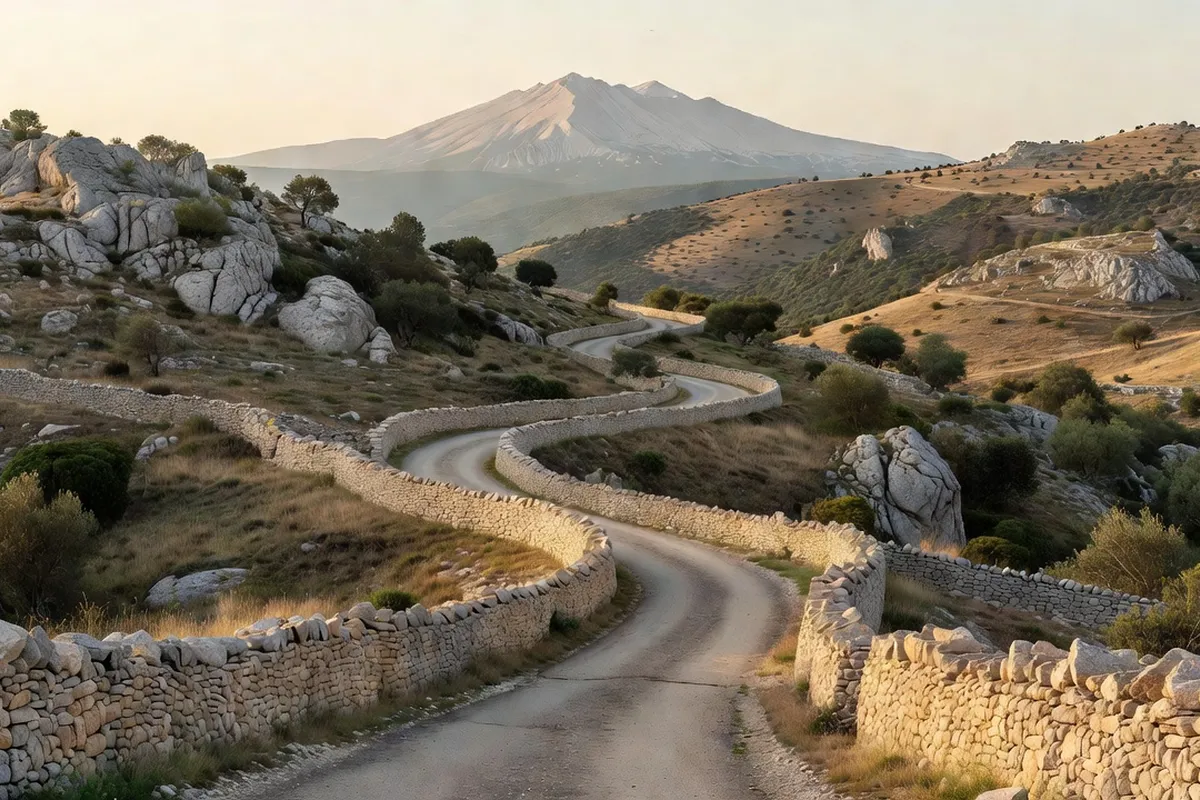 Baronnies drômoises : montagnes provençales, villages et chemins — vue 1