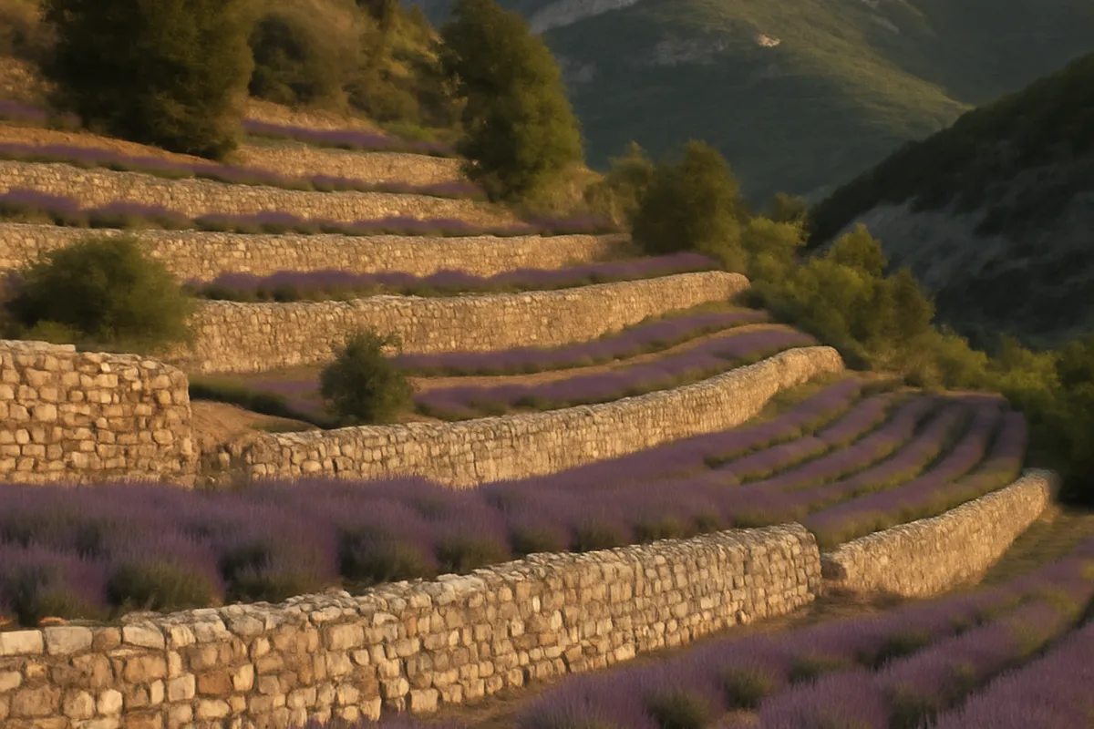 Baronnies drômoises : montagnes provençales, villages et chemins — vue 2