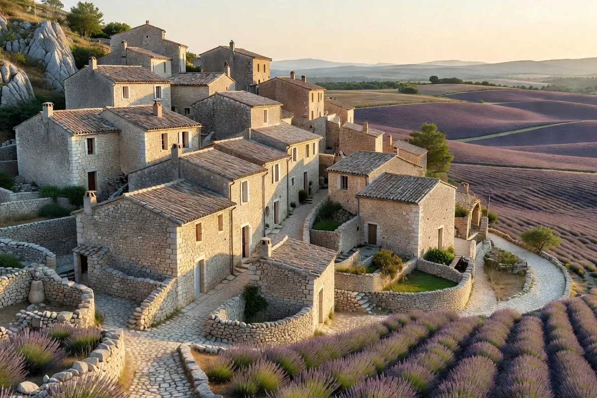 Drôme provençale : villages perchés, pierres sèches et terroir — vue 1
