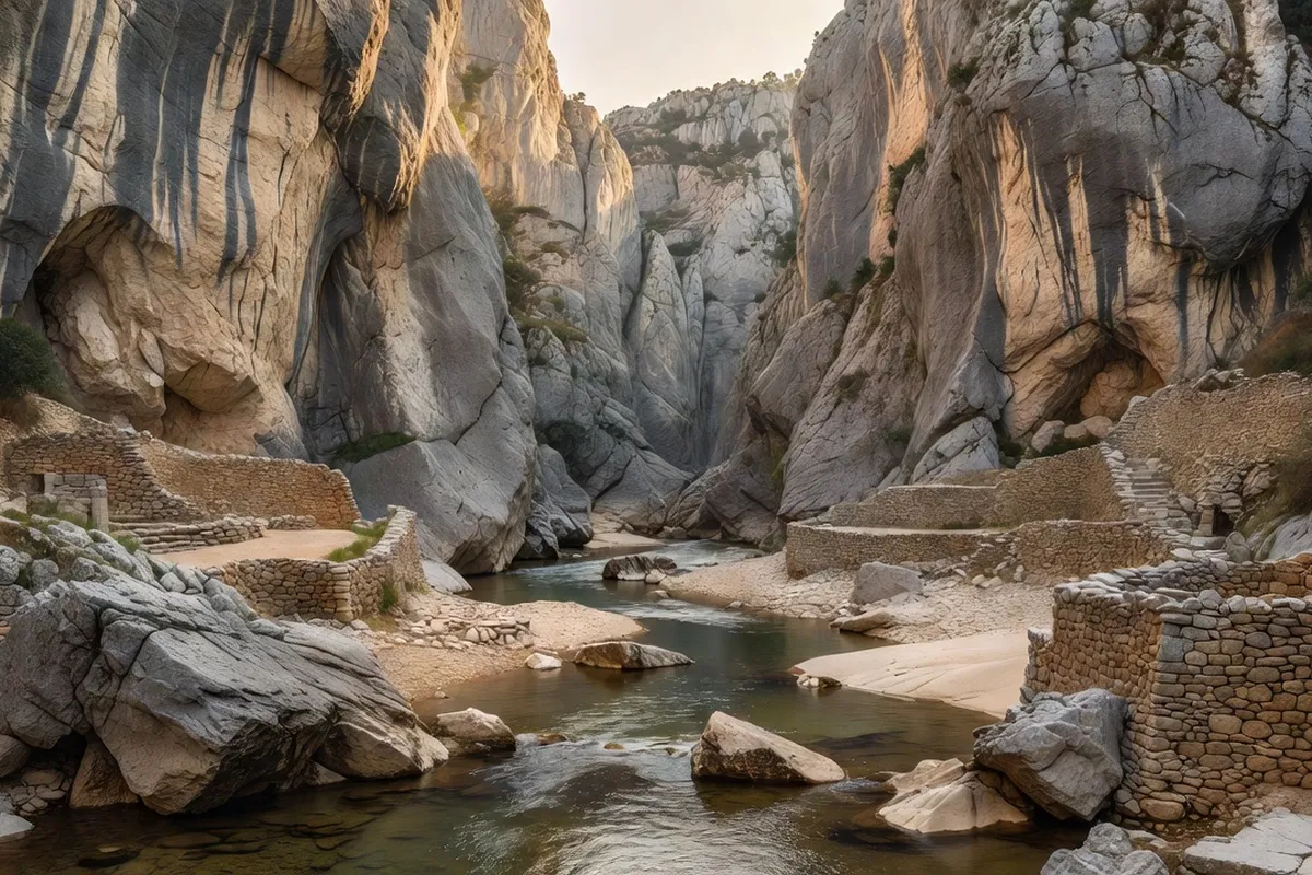 Gorges et nature dans la Drôme : rivières, falaises et vallées sauvages — vue 1