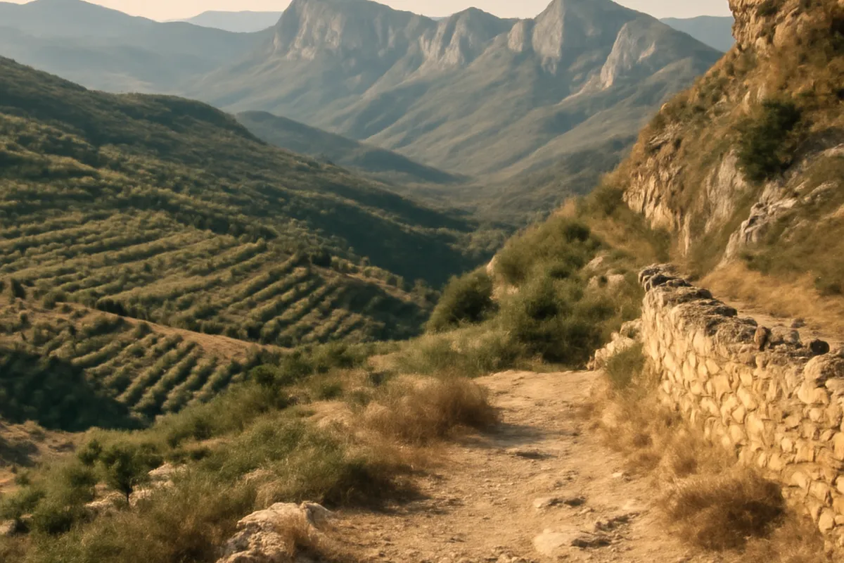 Randonnée du col du Pontias : marcher au-dessus de Nyons — vue 2