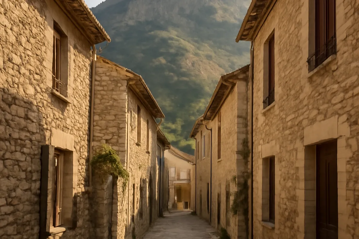 Aulan : un village-château à lire dans les Baronnies — vue 2