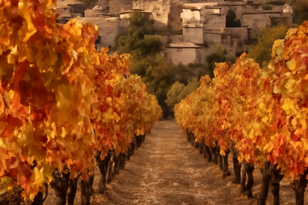 Vinsobres : vignes, village et paysages des Baronnies — vue 2
