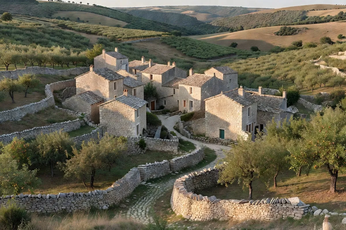Villages du Diois : Die, vallées de la Drôme et reliefs du Vercors — vue 1