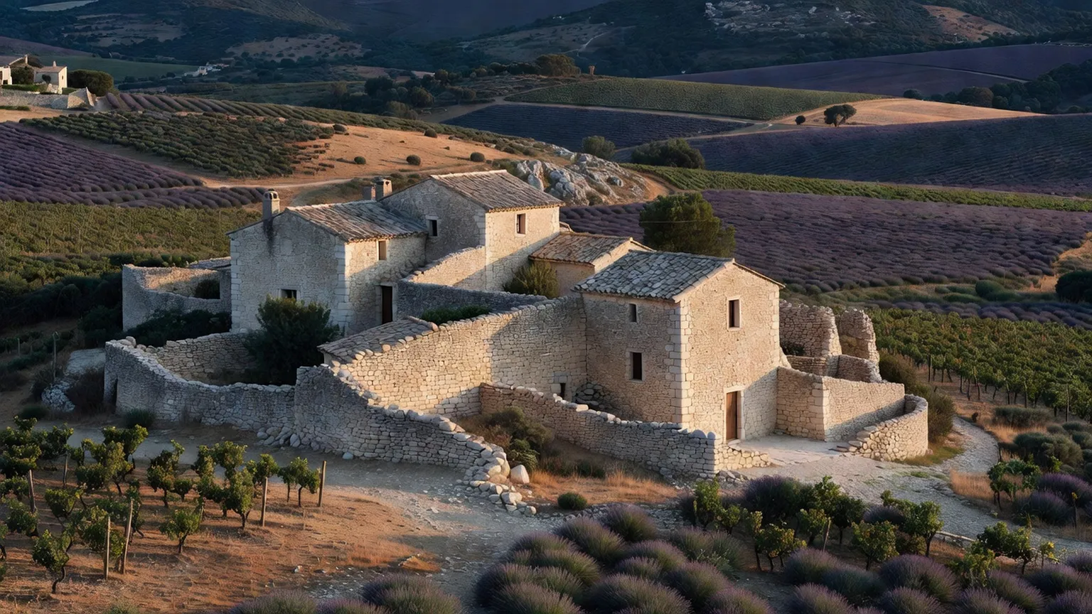 Communes de la Drôme provençale sud : Grignan, Chaudebonne et Aubenasson